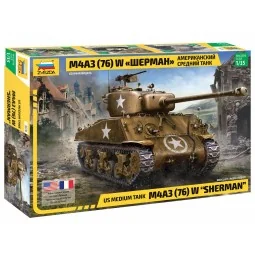 Char Sherman M4A3 (76) 1/35 Zvezda Zvezda Z3676 - 1