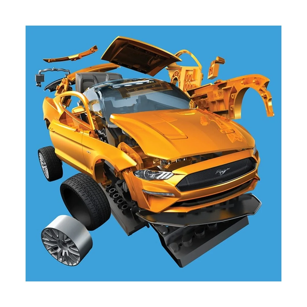 Ford Mustang GT - Quick Build Airfix Airfix J6036 - 5