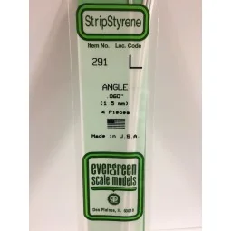 L-profile 1.5x350mm Ref: 291 - Evergreen - S1370291 - S1370291