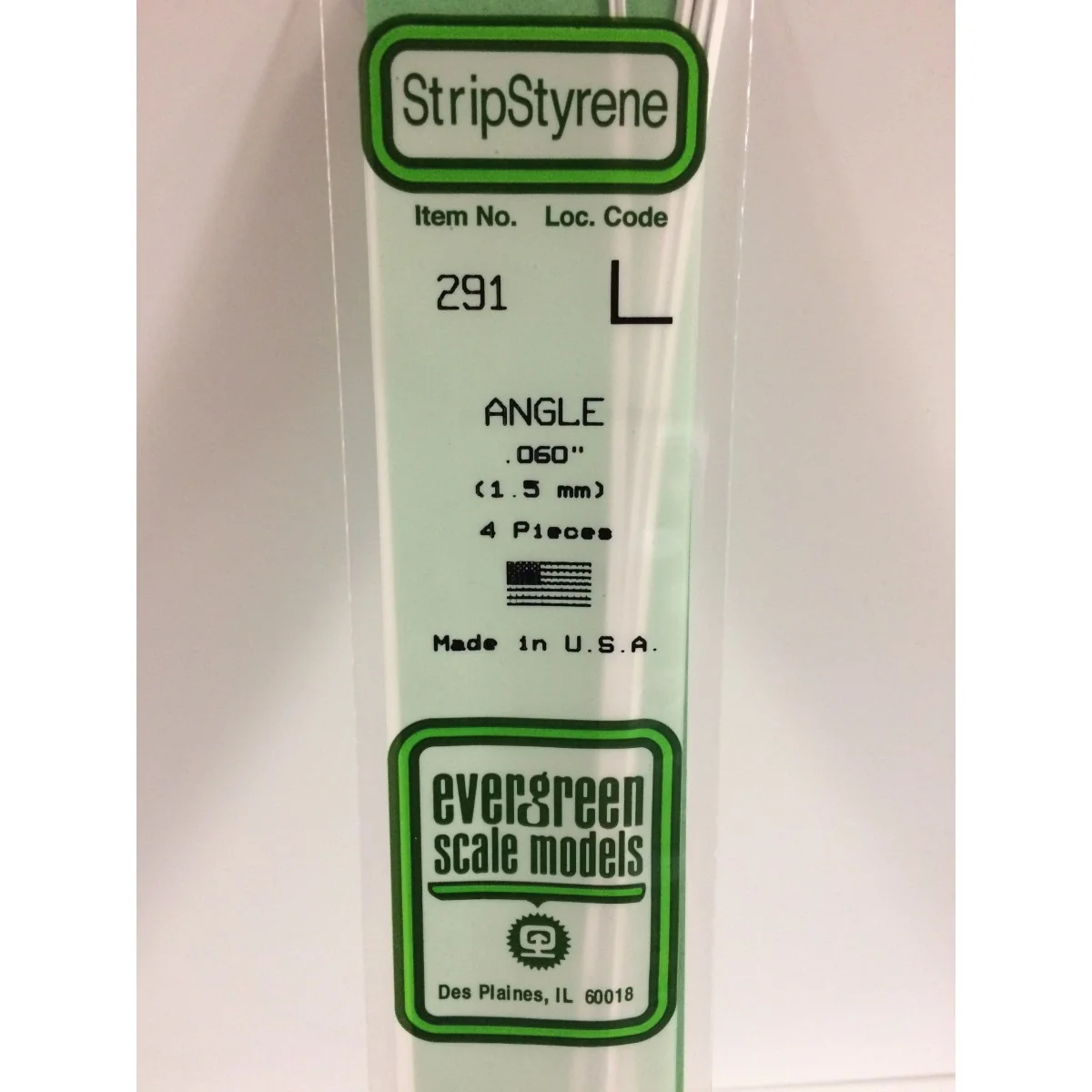 L-profile 1.5x350mm Ref: 291 - Evergreen - S1370291 - S1370291 L-profile 1.5x350mm Ref: 291 - Evergreen - S1370291 - S1370291
