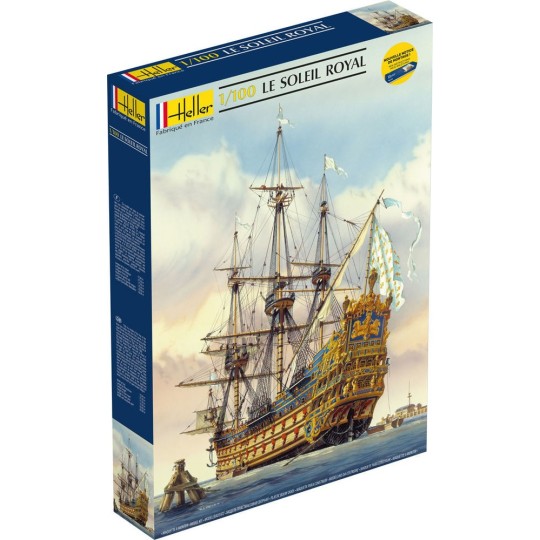 HEL-80899-Boat Le Soleil Royal 1692 1/100 Heller