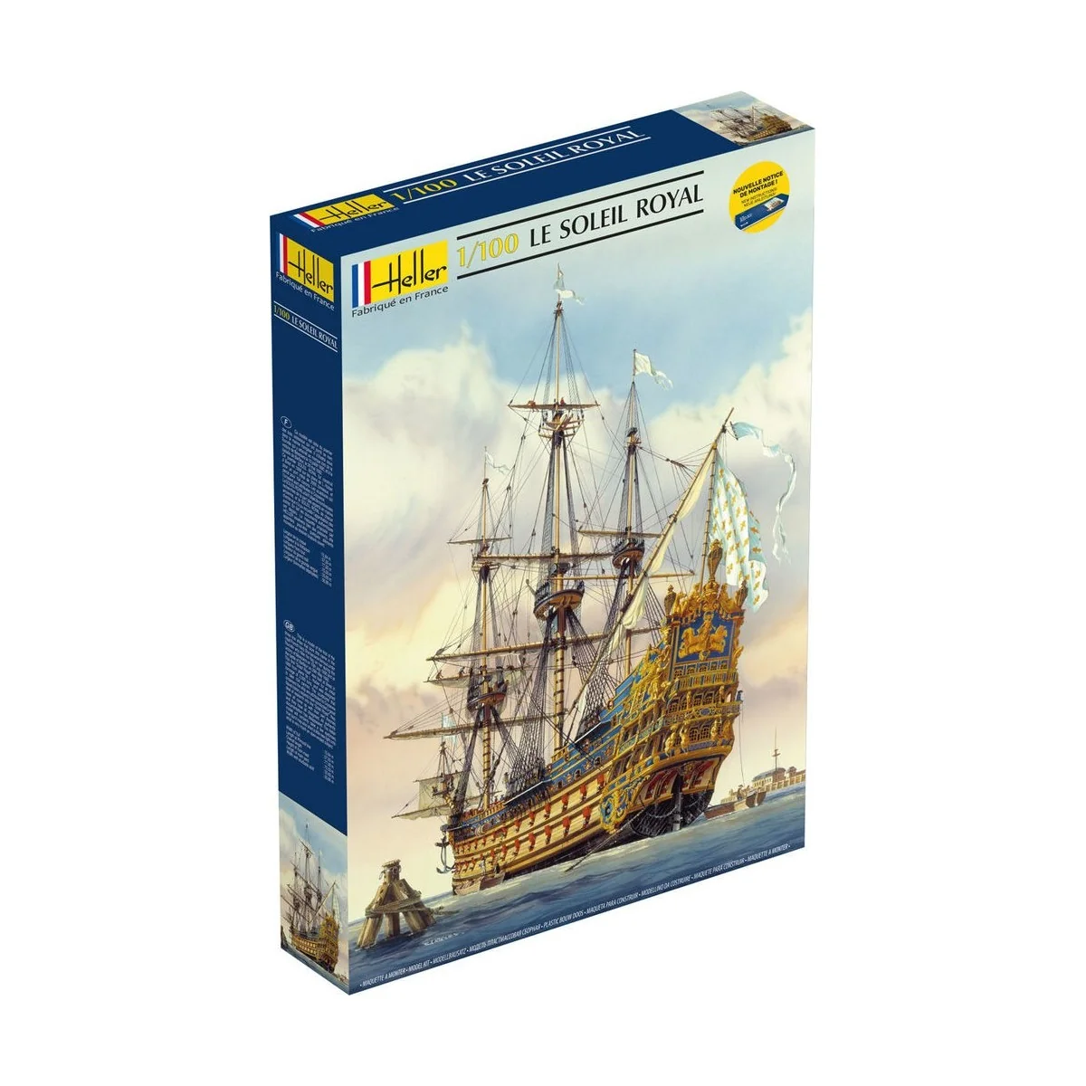 Boat Le Soleil Royal 1692 1/100 Heller Heller 80899 - 1 Boat Le Soleil Royal 1692 1/100 Heller Heller 80899 - 1
