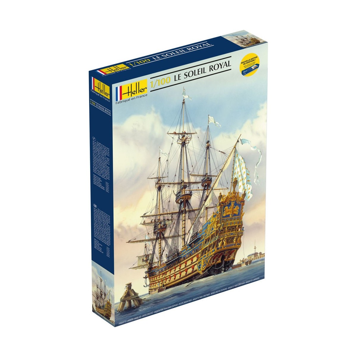 Bateau Le Soleil Royal 1692 1/100 Heller Heller 80899 - 1