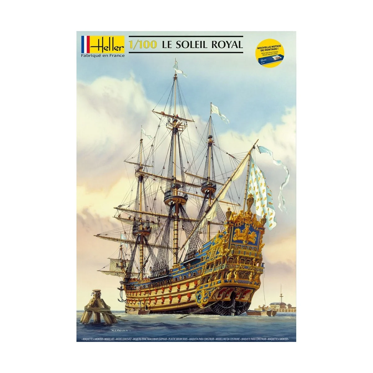 Bateau Le Soleil Royal 1692 1/100 Heller Heller 80899 - 2