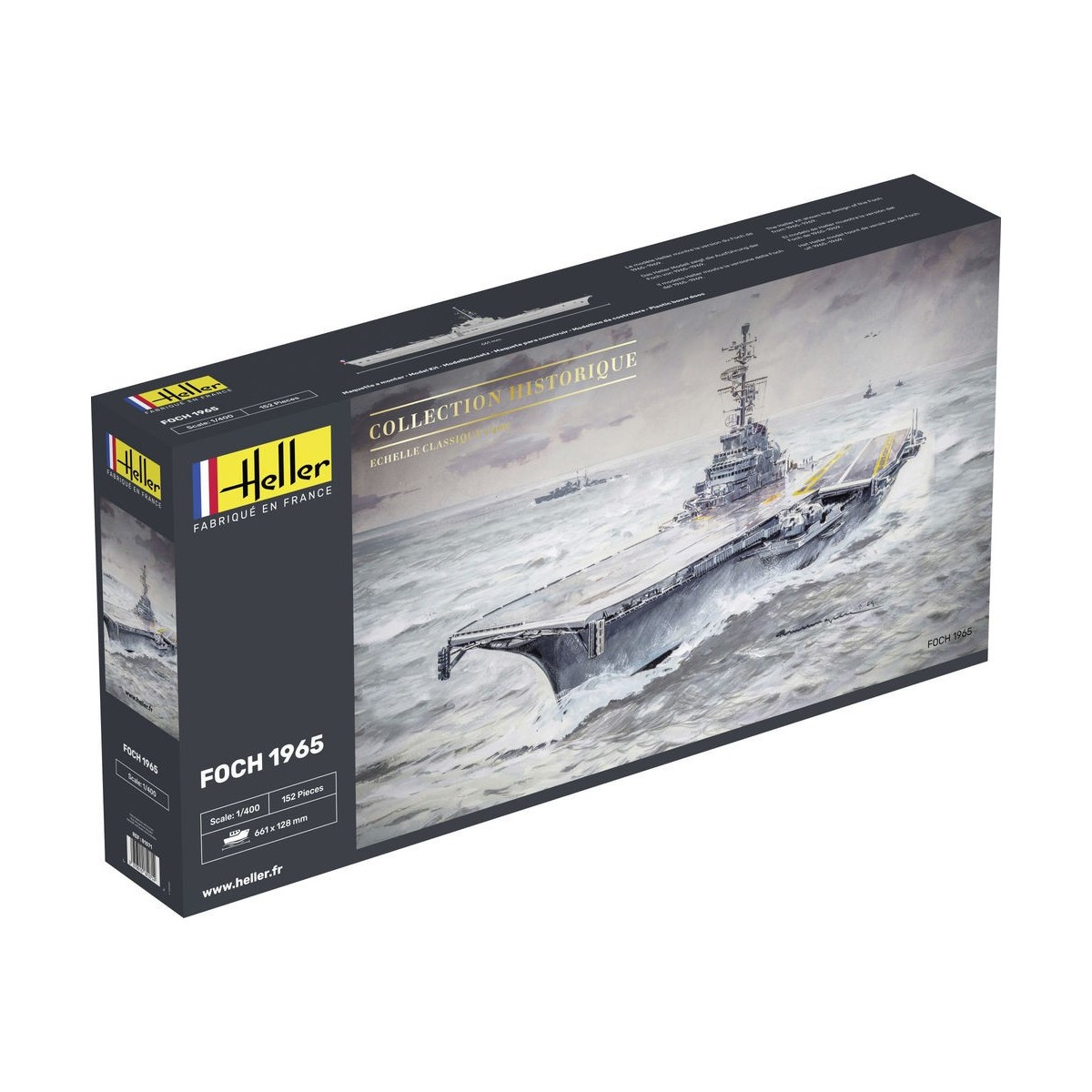 Aircraft carrier Foch 1965 1/400 Heller Heller HEL-81071 - 1