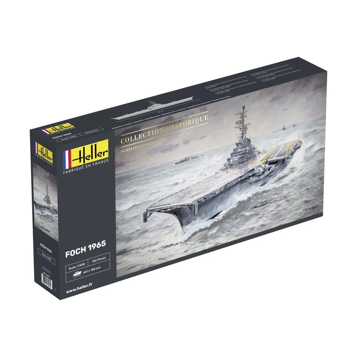 Aircraft carrier Foch 1965 1/400 Heller Heller HEL-81071 - 1