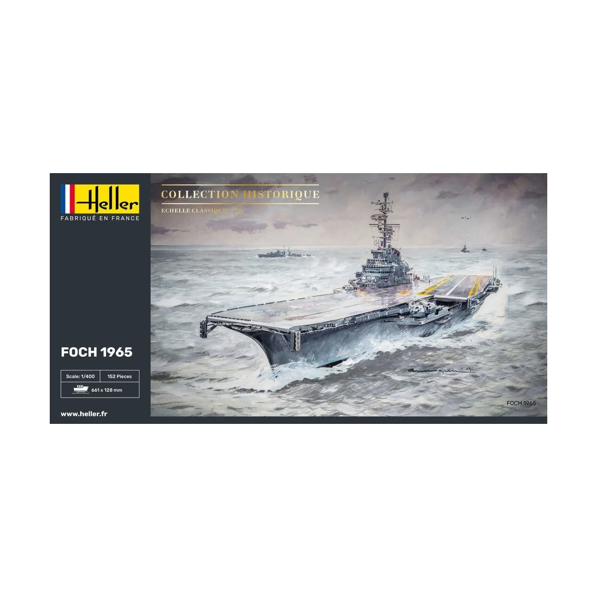 Aircraft carrier Foch 1965 1/400 Heller Heller HEL-81071 - 2