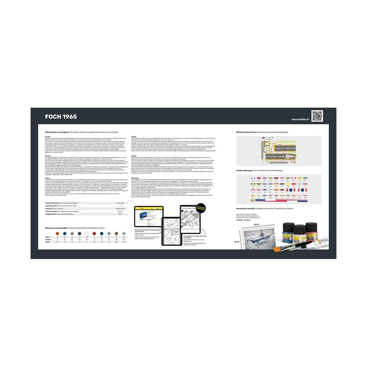Porte-avion Foch 1965 1/400 Heller Heller HEL-81071 - 3