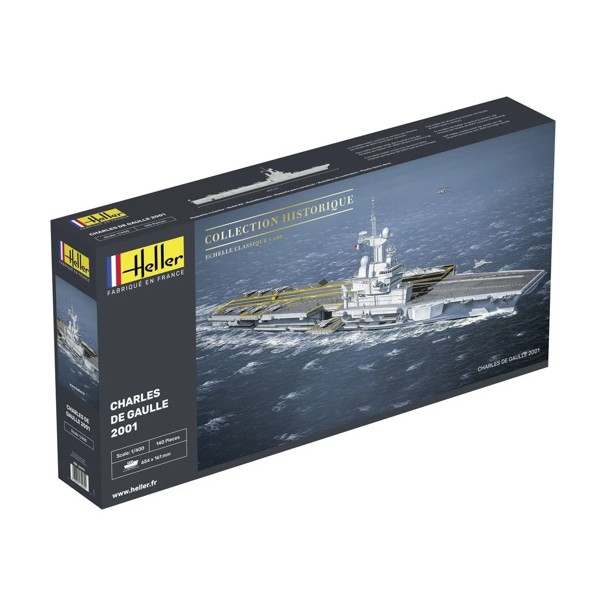 Aircraft carrier Charles de Gaulle 2001 1/400 Heller Heller HEL-81072 - 1