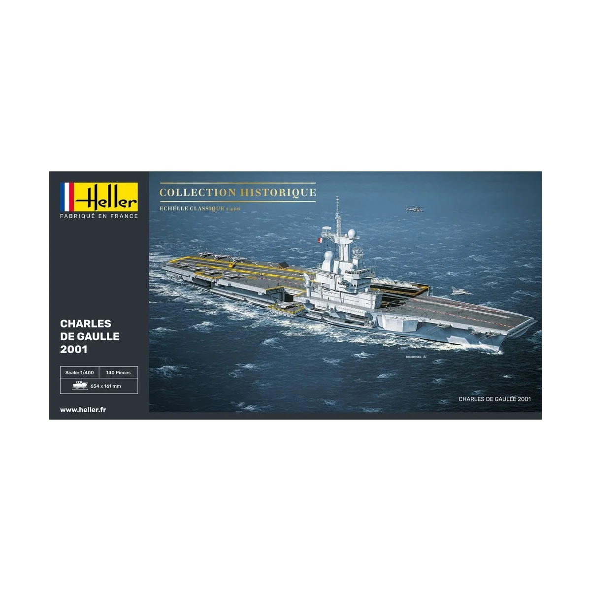 Aircraft carrier Charles de Gaulle 2001 1/400 Heller Heller HEL-81072 - 2