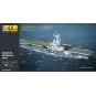 HEL-81072-Aircraft carrier Charles de Gaulle 2001 1/400 Heller - HEL-81072