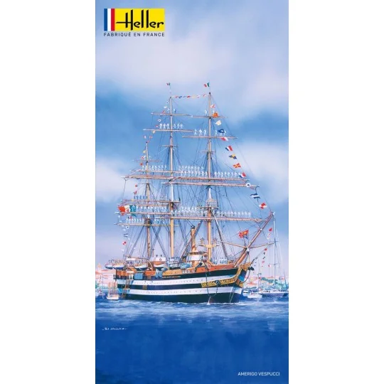 HEL-80807-Bateau Amerigo Vespucci 1/150 Heller