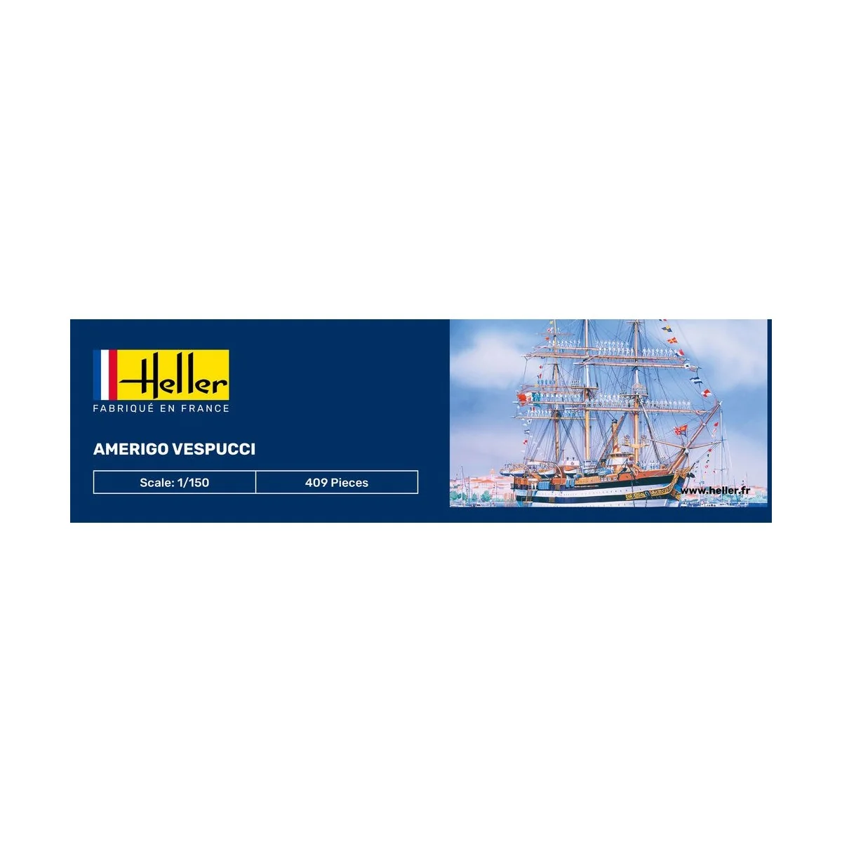 Bateau Amerigo Vespucci 1/150 Heller Heller HEL-80807 - 4