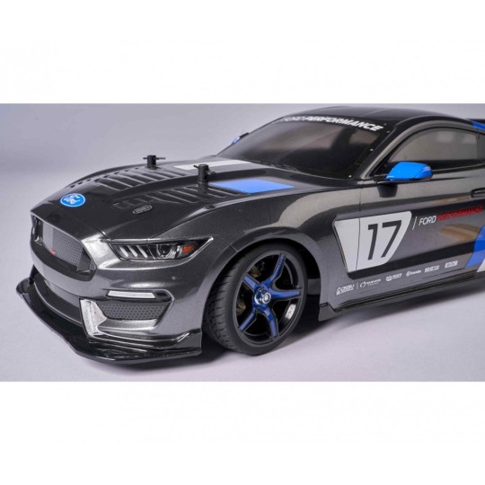 500900167-Roues 5 rayons noir / bleu 26mm 1/10 (4) Carson