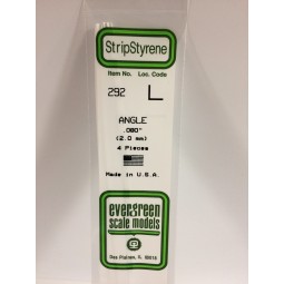 Profile L 2.0x350mm Ref: 292 - Evergreen - S1370292