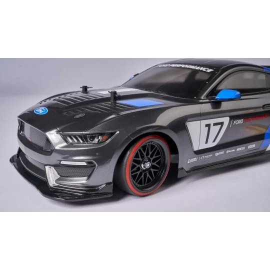 500900157-Roues drift noir / rouge 26mm 1/10 (4) Carson - 500900157