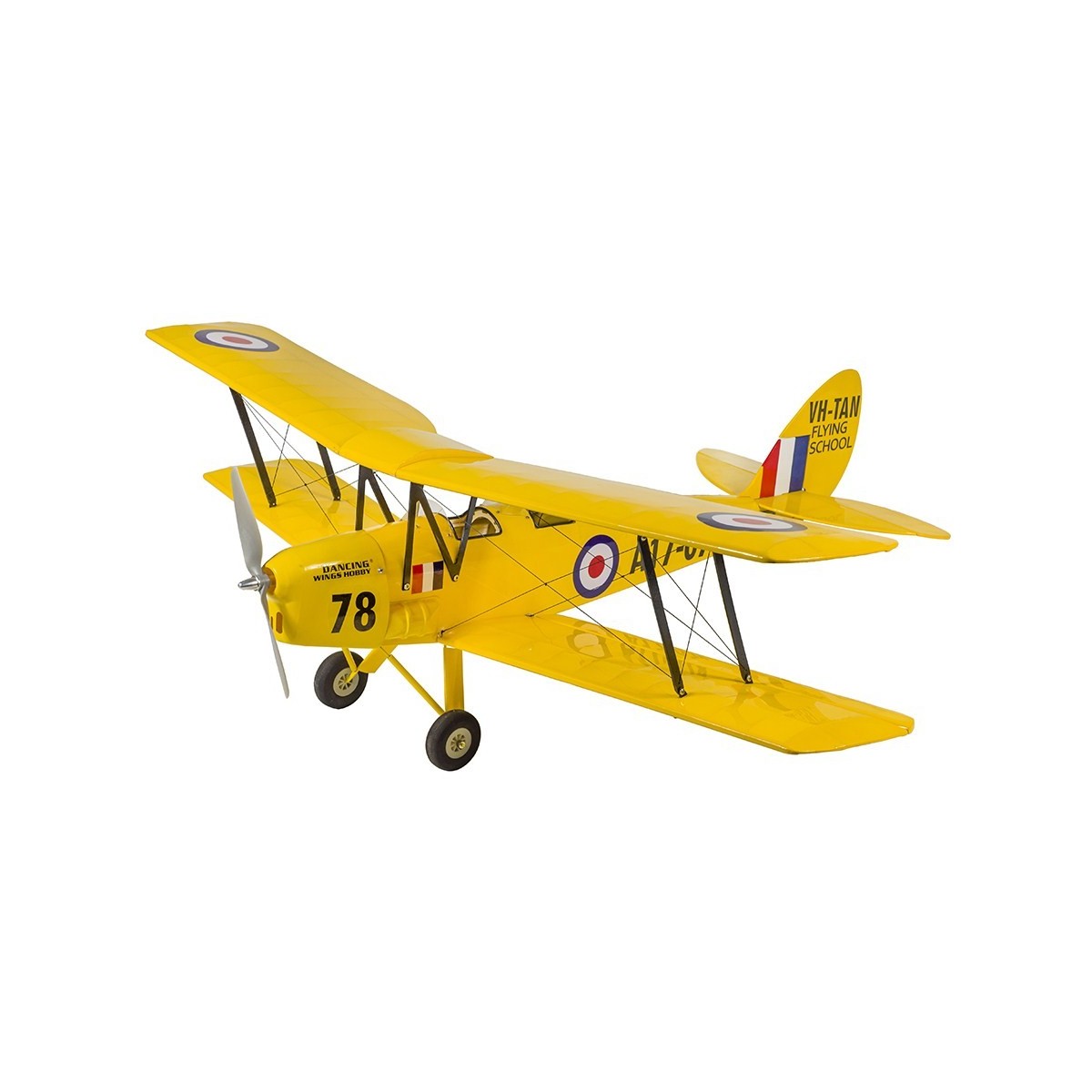 Tiger Moth 800m S39 Kit ARF PNP balsa DW Hobby DW Hobby - Dancing Wings Hobby SCG3904 - 2