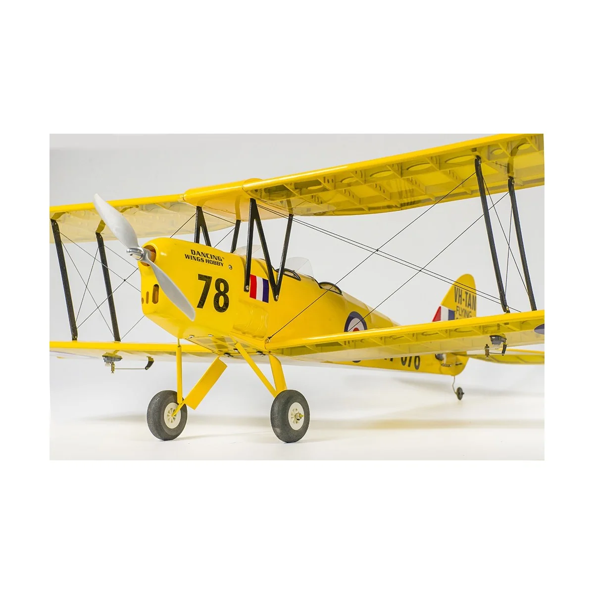 Tiger Moth 800m S39 Kit ARF PNP balsa DW Hobby DW Hobby - Dancing Wings Hobby SCG3904 - 11