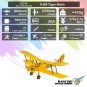 SCG3904-Tiger Moth 800m S39 Kit ARF PNP balsa DW Hobby