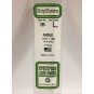S1370295-Profilé L 4.0x350mm Ref : 295 - Evergreen - S1370295