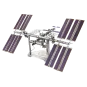 ICX140-Iconix International Space Station Skycrane Metal Earth - ICX140