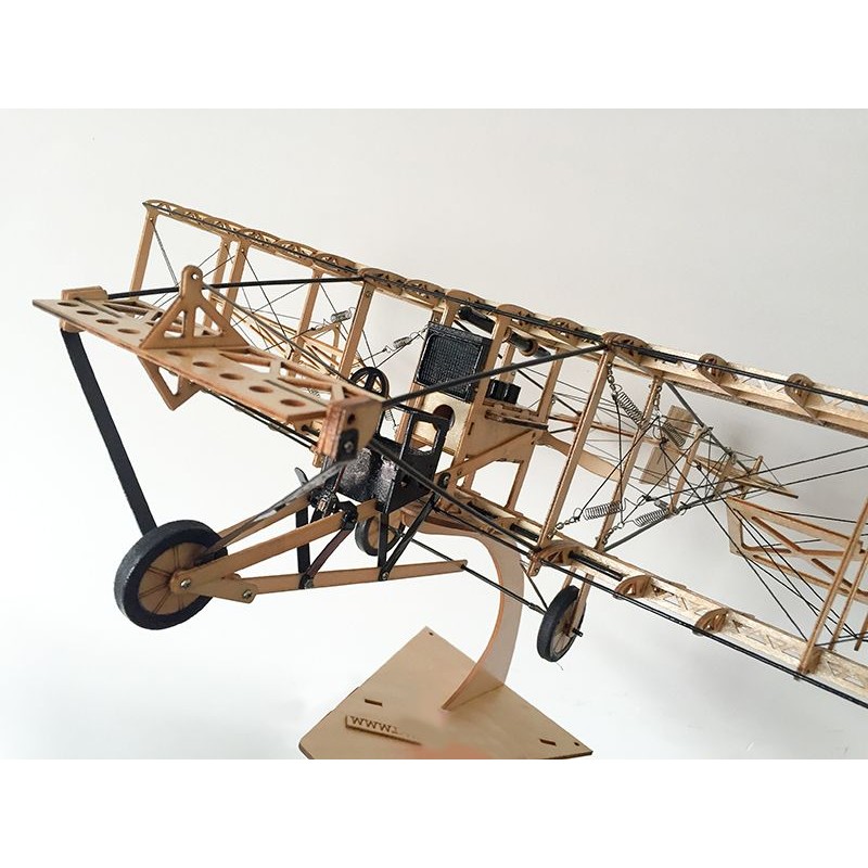 Curtiss Pusher 1911 1/17 laser cutting wood, static model DW Hobby ...