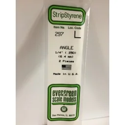 Profile L 6.3x350mm Ref: 297 - Evergreen - S1370297
