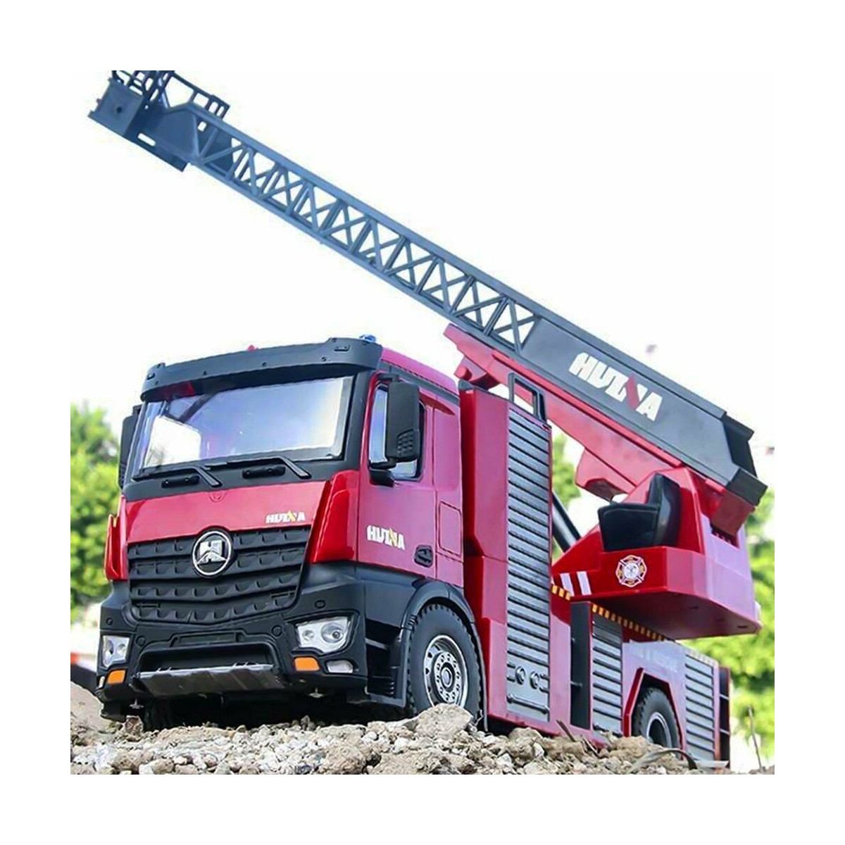 Camion de pompier grande échelle RC 1/14 2.4Ghz - HuiNa HuiNa Toys CY1561 - 4
