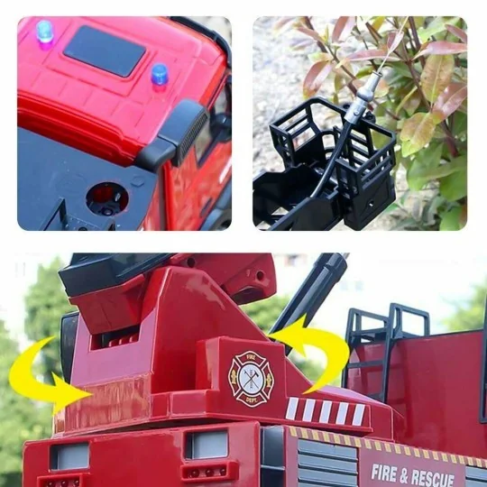 Large Scale Fire Truck RC 1/14 2.4Ghz - HuiNa HuiNa Toys CY1561 - 5 CY1561-Large Scale Fire Truck RC 1/14 2.4Ghz - HuiNa - CY1561