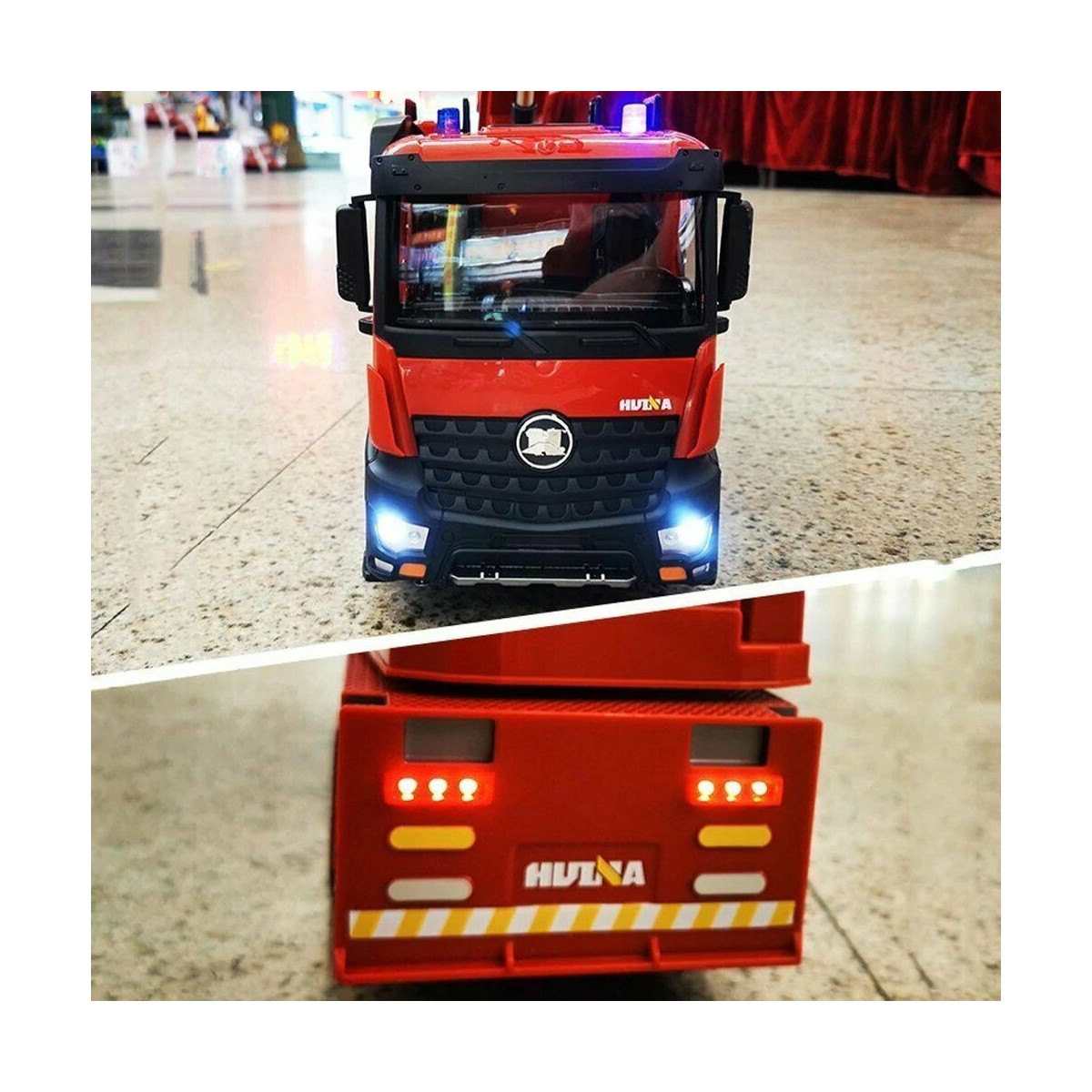 Camion de pompier grande échelle RC 1/14 2.4Ghz - HuiNa HuiNa Toys CY1561 - 6