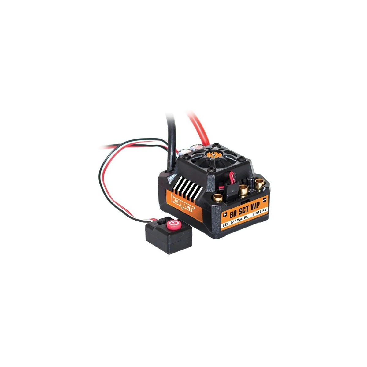 Brushless Controller 1/10 80A SCT Waterproof Konect Konect KN-8BL80-SCT-WP - 1 Brushless Controller 1/10 80A SCT Waterproof Konect Konect KN-8BL80-SCT-WP - 1