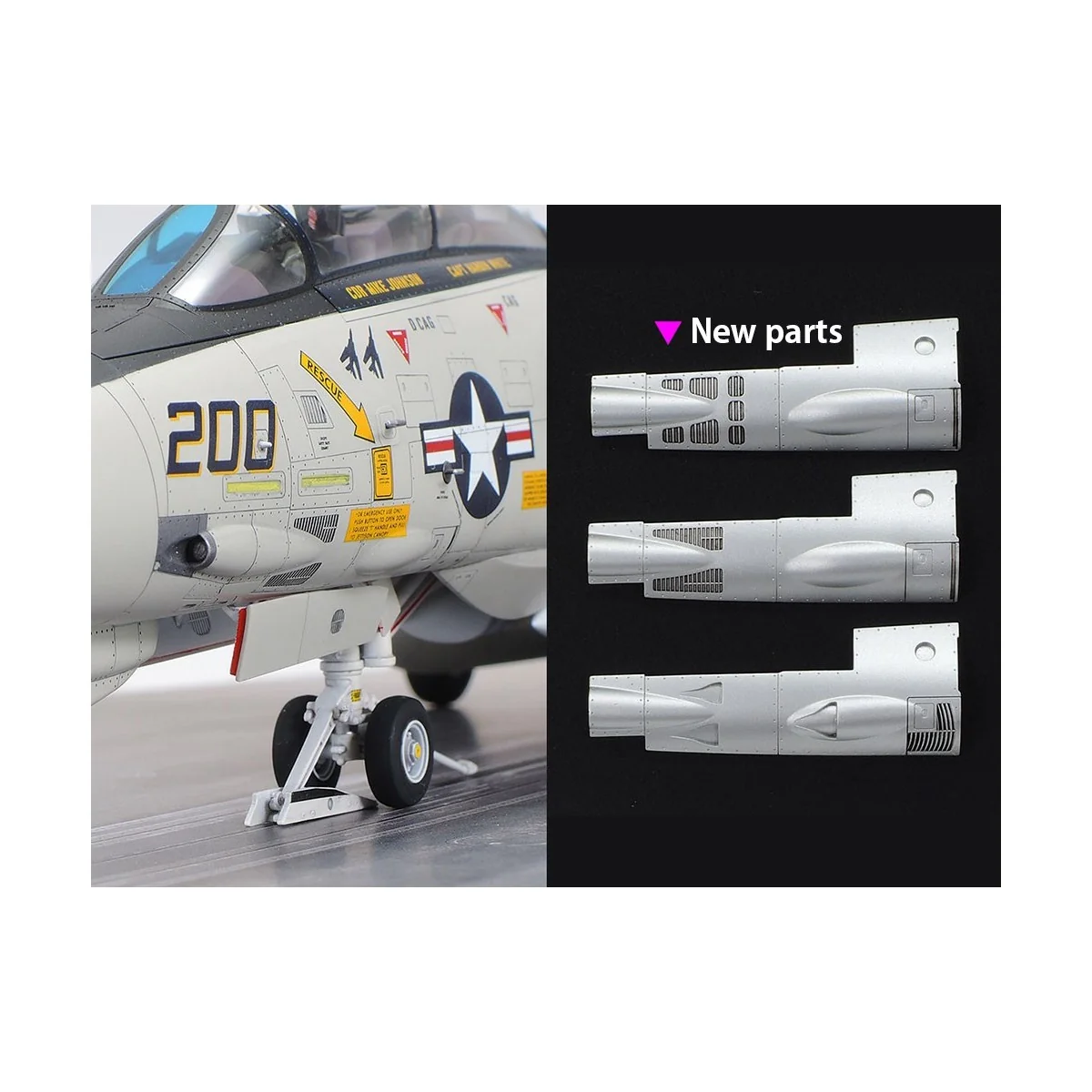 Avion F-14A Tomcat Late (Catapultage) 1/48 Tamiya Tamiya 61122 - 13