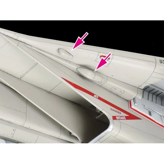 Avion F-14A Tomcat Late (Catapultage) 1/48 Tamiya Tamiya 61122 - 14 61122-Avion F-14A Tomcat Late (Catapultage) 1/48 Tamiya - 61122