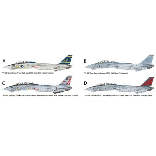 F-14A Tomcat Late (Catapult) 1/48 Tamiya aircraft Tamiya 61122 - 19 61122-F-14A Tomcat Late (Catapult) 1/48 Tamiya aircraft - 61122