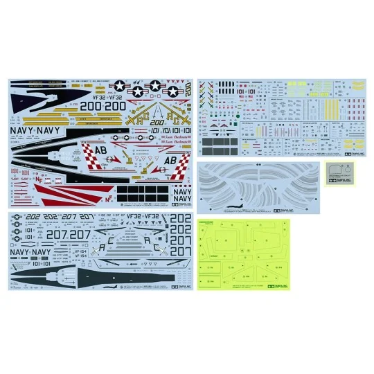 F-14A Tomcat Late (Catapult) 1/48 Tamiya aircraft Tamiya 61122 - 20 61122-F-14A Tomcat Late (Catapult) 1/48 Tamiya aircraft - 61122
