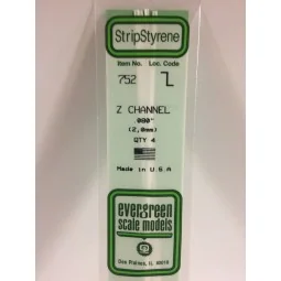 Z-profile 2.0x350mm Ref: 752 - Evergreen - S1370752 - S1370752