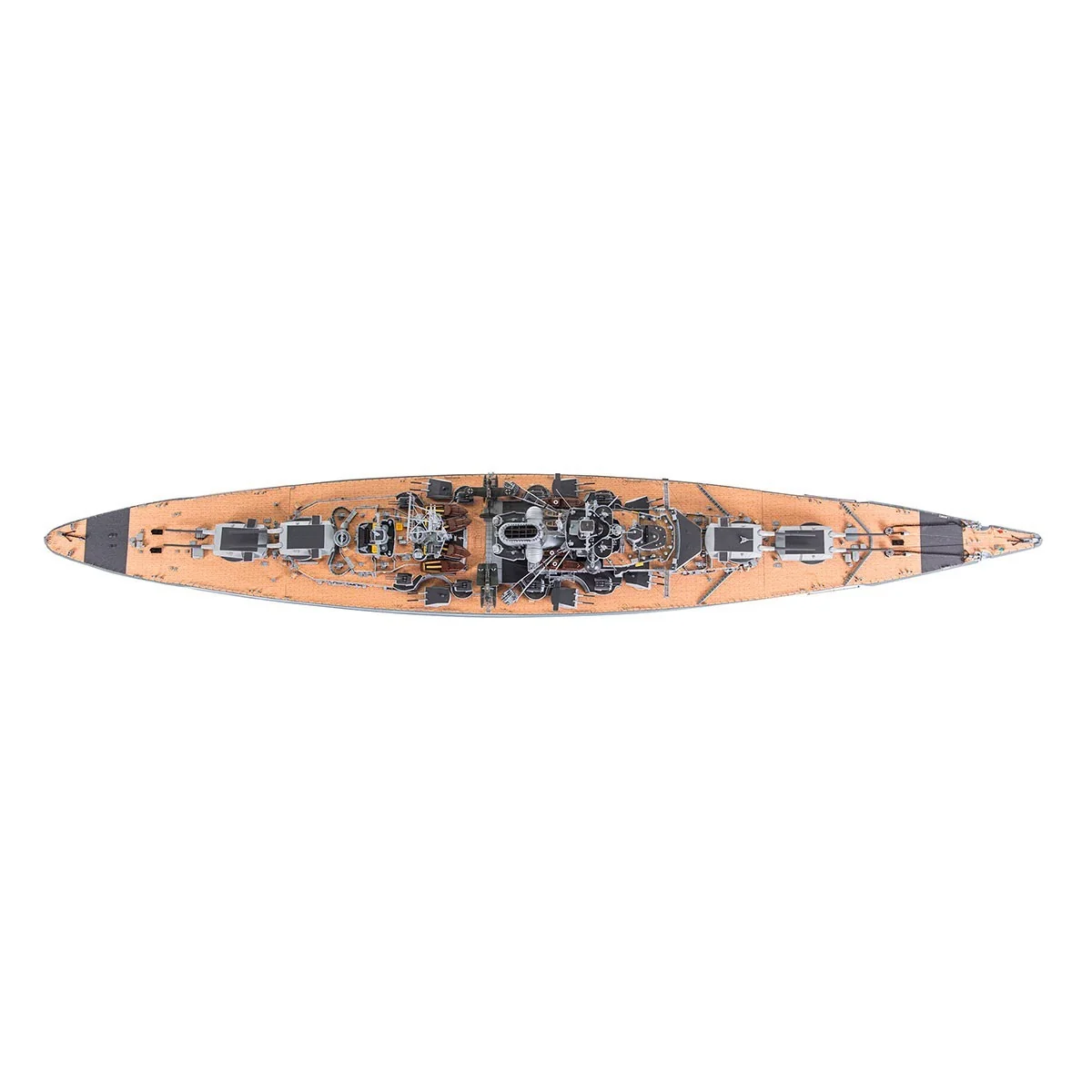 Kit Cuirassé Allemand Bismarck 1/200 bateau en bois Amati Amati 1614 - 2