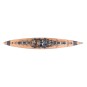 1614-Kit German Battleship Bismarck 1/200 wooden boat Amati - 1614