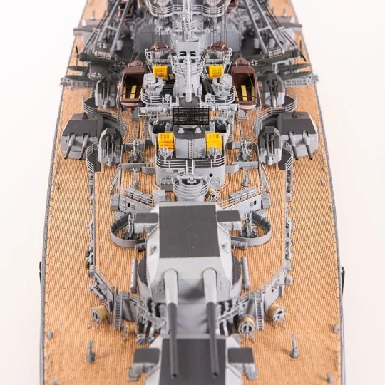 1614-Kit Cuirassé Allemand Bismarck 1/200 bateau en bois Amati