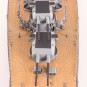 1614-Kit German Battleship Bismarck 1/200 wooden boat Amati - 1614