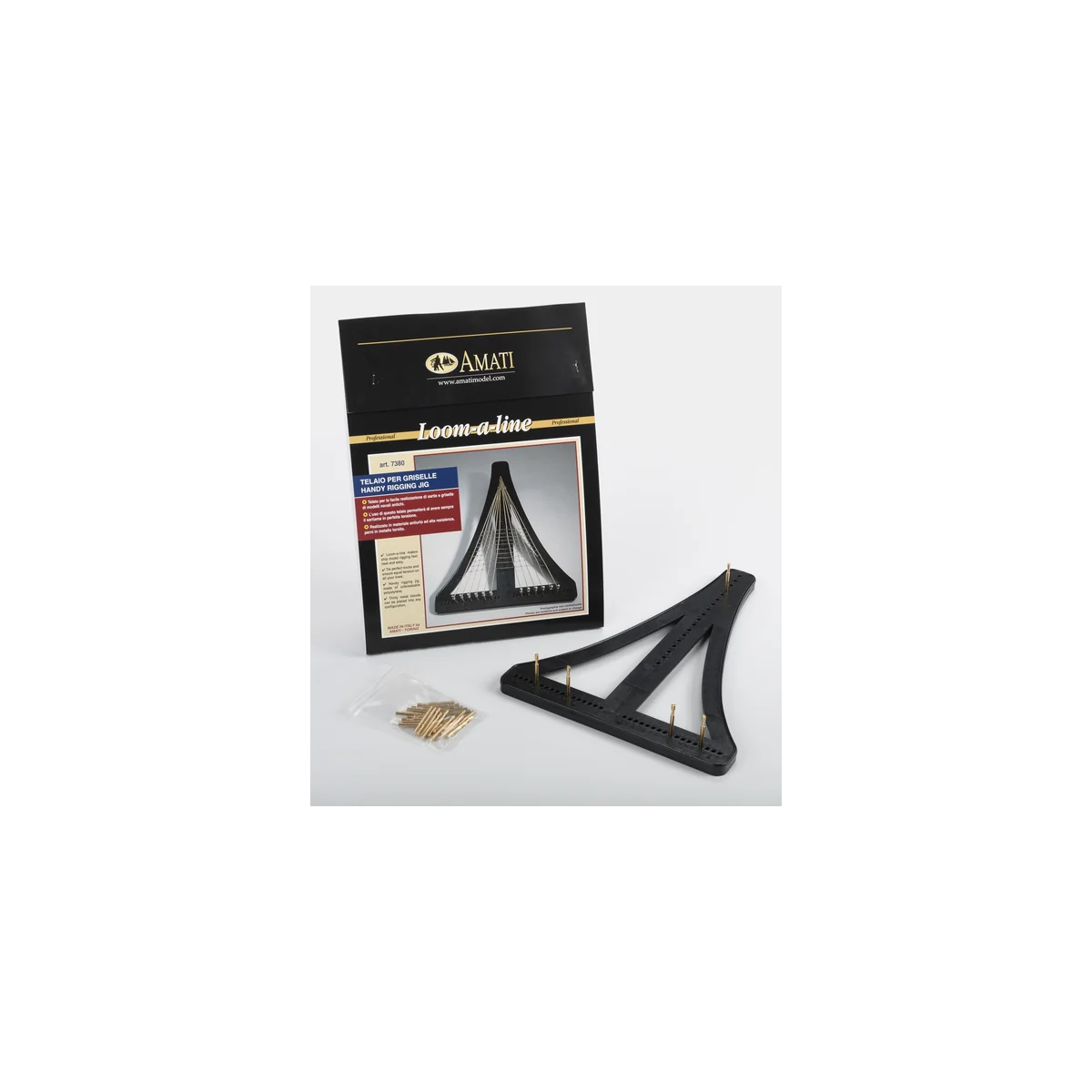 Gabarit pour fabrication de haubans Loom-a-line Amati Amati 7380 - 1 Gabarit pour fabrication de haubans Loom-a-line Amati Amati 7380 - 1