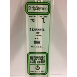 Z-profile 2.5x350mm Ref: 753 - Evergreen - S1370753 - S1370753