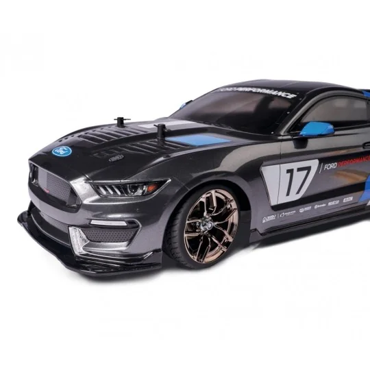 500900161-Wheels 10 spokes chrome antracite 26mm 1/10 (4) Carson