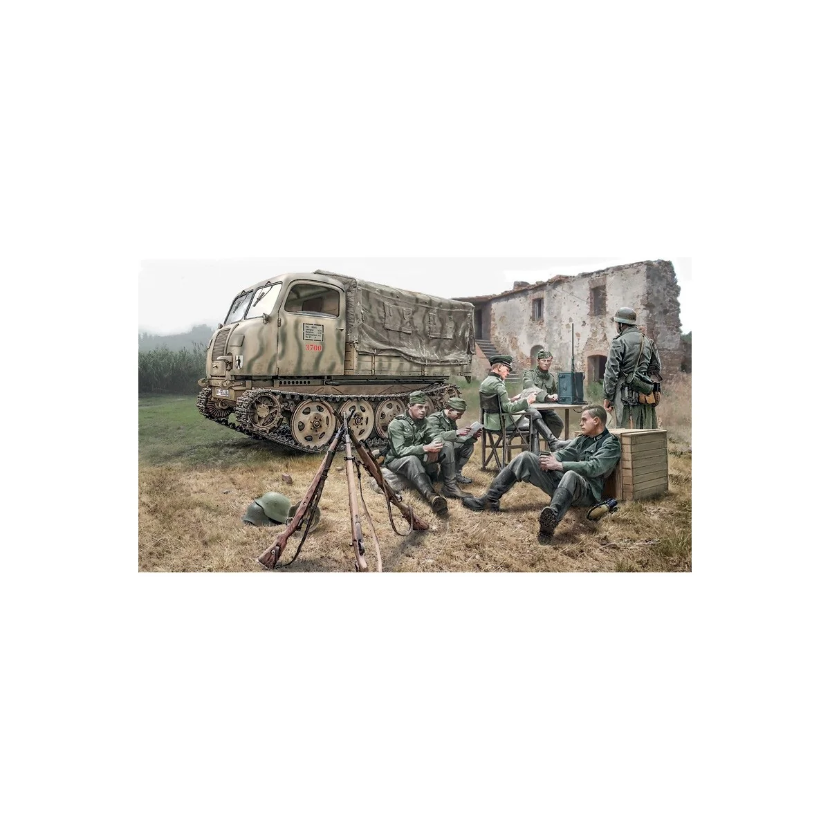 Véhicule Steyr RSO/01 et Soldats Allemands 1/35 Italeri Italeri I6549 - 1 Véhicule Steyr RSO/01 et Soldats Allemands 1/35 Italeri Italeri I6549 - 1