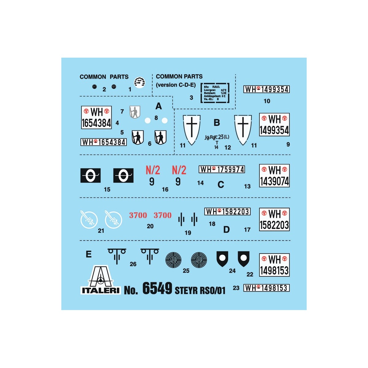 Véhicule Steyr RSO/01 et Soldats Allemands 1/35 Italeri Italeri I6549 - 3