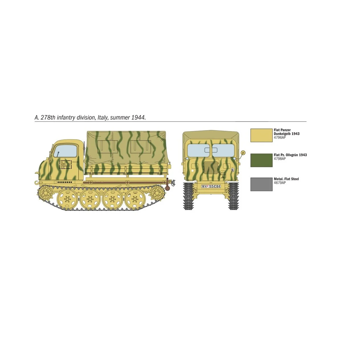Steyr RSO/01 vehicle and German Soldiers 1/35 Italeri Italeri I6549 - 4