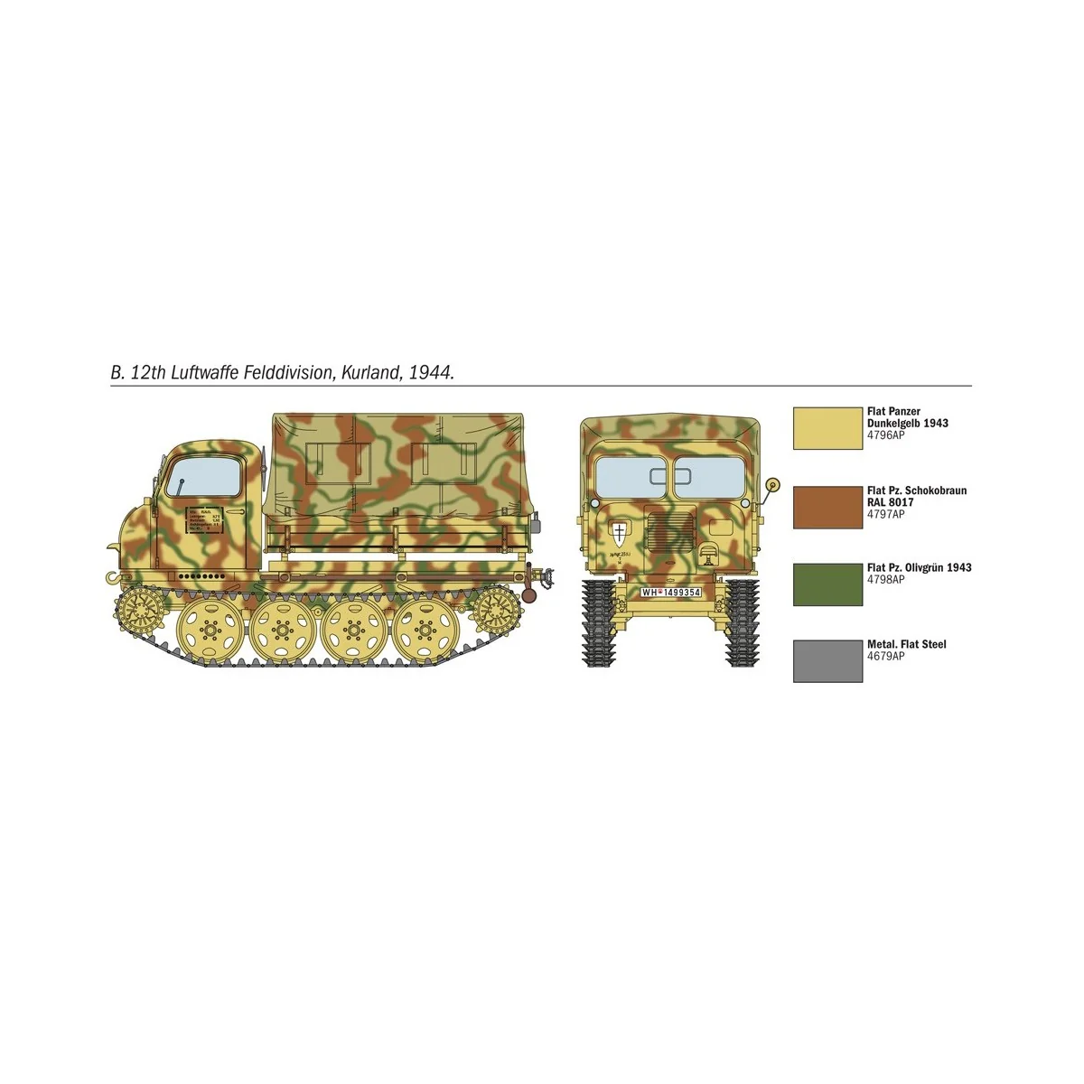 Steyr RSO/01 vehicle and German Soldiers 1/35 Italeri Italeri I6549 - 5