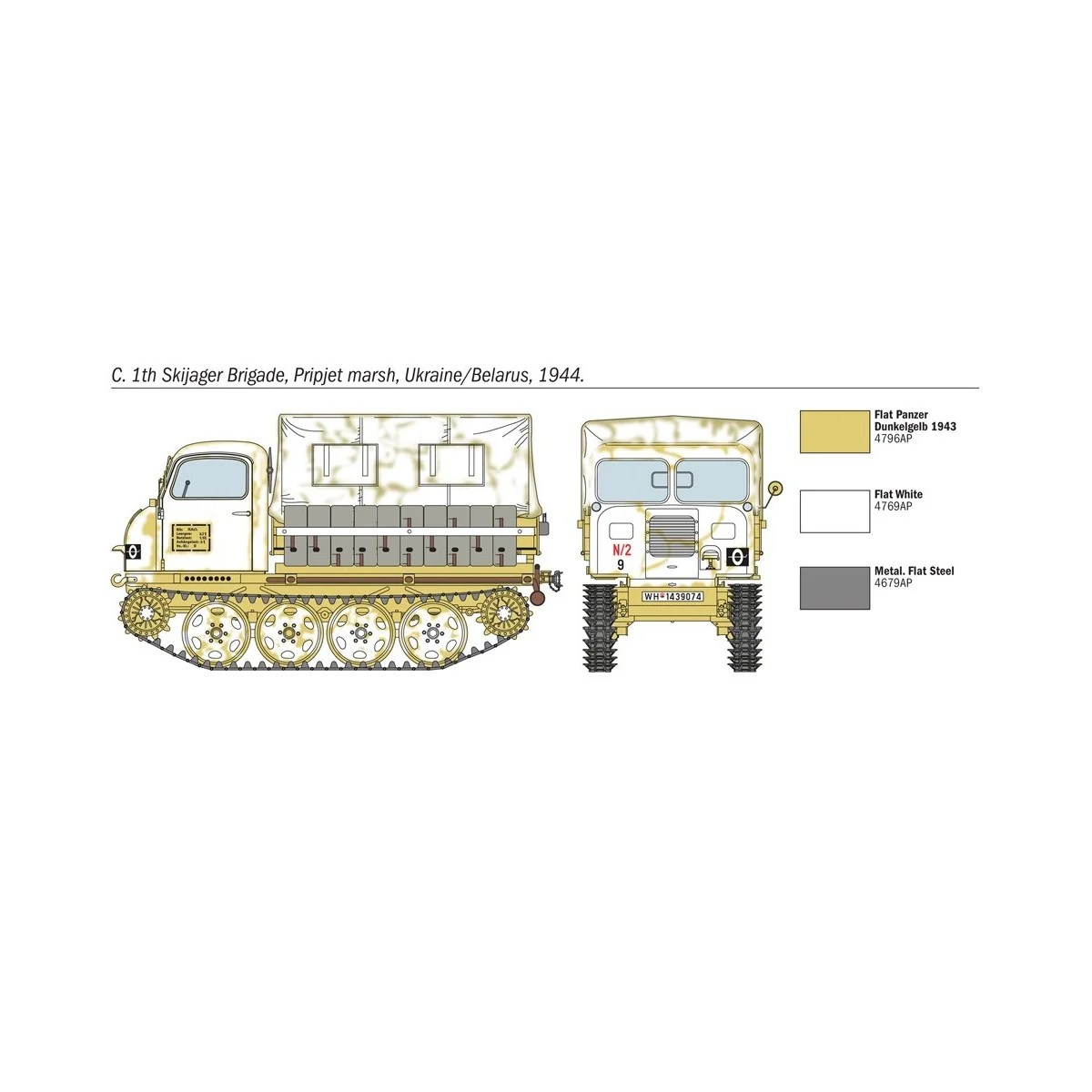 Steyr RSO/01 vehicle and German Soldiers 1/35 Italeri Italeri I6549 - 6