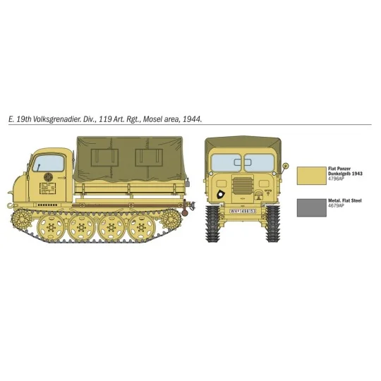 Véhicule Steyr RSO/01 et Soldats Allemands 1/35 Italeri Italeri I6549 - 8 I6549-Véhicule Steyr RSO/01 et Soldats Allemands 1/35 Italeri - I6549