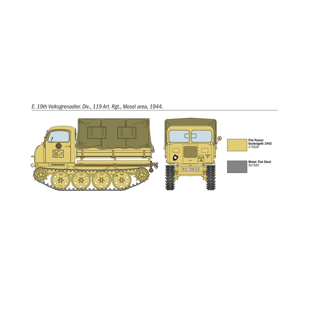 Véhicule Steyr RSO/01 et Soldats Allemands 1/35 Italeri Italeri I6549 - 8 Véhicule Steyr RSO/01 et Soldats Allemands 1/35 Italeri Italeri I6549 - 8